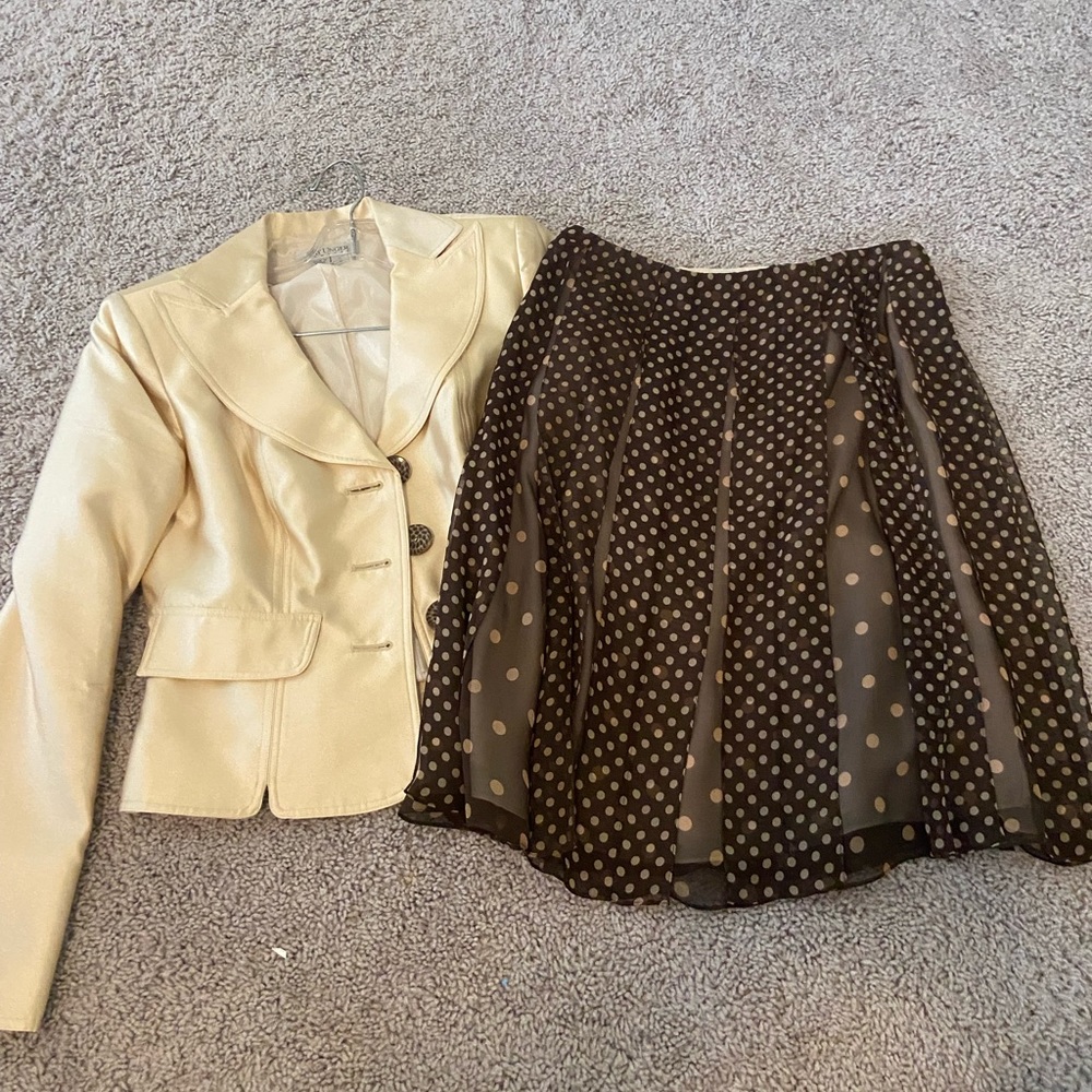 Kay Unger Suit Skirt Set